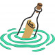 Paper Message In The Bottle Embroidery Pattern Paper Message In The Bottle Embroidery Pattern