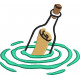 Paper Message In The Bottle Embroidery Pattern Paper Message In The Bottle Embroidery Pattern