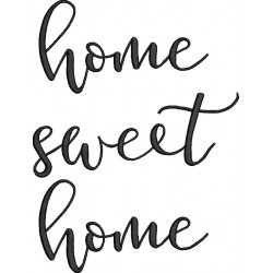 Home Sweet Home Embroidery Pattern