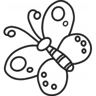 Butterfly Logo Embroidery Pattern