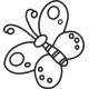 Butterfly Logo Embroidery Pattern