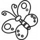Butterfly Logo Embroidery Pattern