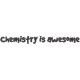 Chemistry Is Awesome Embroidery Pattern
