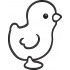 Chick Embroidery Pattern