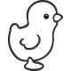 Chick Embroidery Pattern