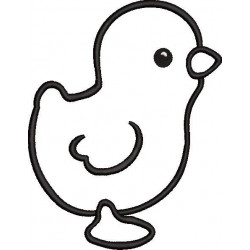 Chick Embroidery Pattern