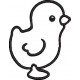 Chick Embroidery Pattern
