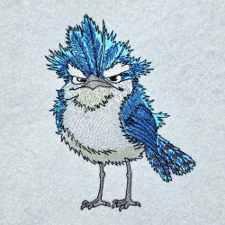Cranky Blue Jay