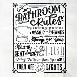 Bathroom Etiquette Rules