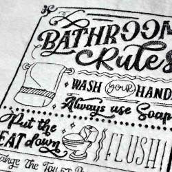 Bathroom Etiquette Rules