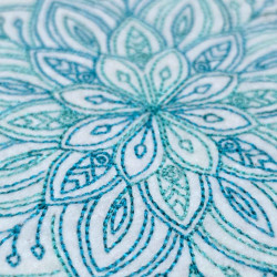 Floral Mandala ITH Coaster