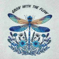 Grow With The Flow Dragonfly