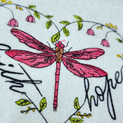 Heart Of Faith Hope And Love Dragonfly