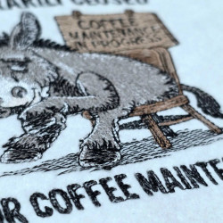 Humorous Donkey Coffee Quote - Free with $15 Purchase