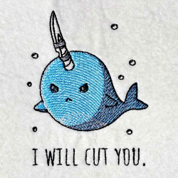 I Will Cut You Funny Pun