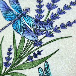 Lavender And Dragonfly