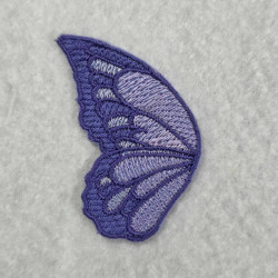 Lavender Butterfly Shoe wing