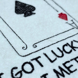 Lucky When I Met You Card
