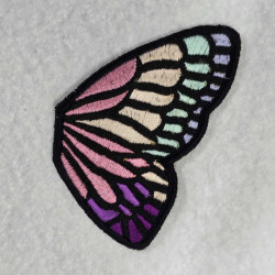 Mosaic Butterfly Shoe Wing