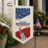 Patriotic Fourth Of July Garden Flag Panel Embroidery Design