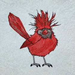 Proud Red Cardinal Classic Bird