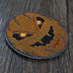 Spooky Pumpkin Face ITH Coaster