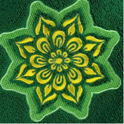 Floral Mandala Embossed