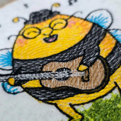 Guitarist Bee ITH Coaster