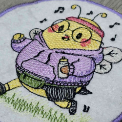 Little Bee Jogging ITH Coaster
