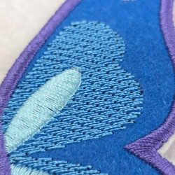 Soft Petal Butterfly Shoe Wing