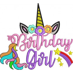 Birthday Girl Unicorn