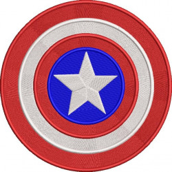 Shield Embroidery Design