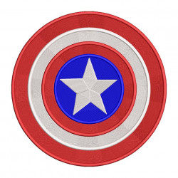 Shield Embroidery Design