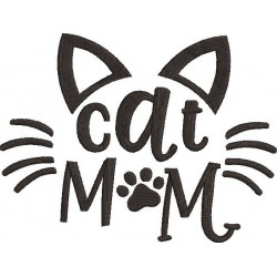 Cat Embroidery Design