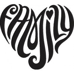 Family Embroidery Design