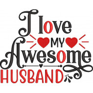 I Love My Awesome Husband
