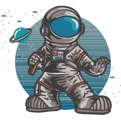 Astronaut In Planet