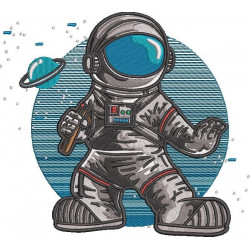 Astronaut In Planet