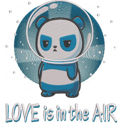 Love Is In The Air Panda Quote