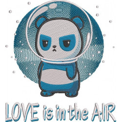 Love Is In The Air Panda Quote
