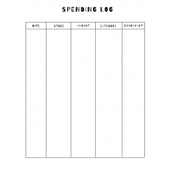 My Spending Log Journal Ebook
