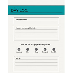 My Daily Day Log Diary Ebook
