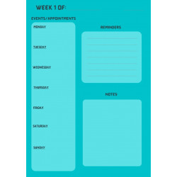 My Weeks Journal Ebook

