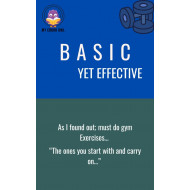 Basic Yet Effective Gym Ebook
