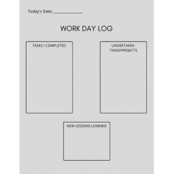 My Work Diary Ebook
