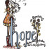 Hope Embroidery Quote