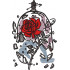 Rose In Broken Glass