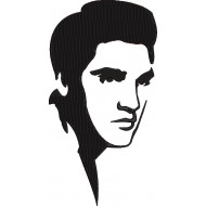 Elvis Presley Silhouette Face