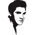 Elvis Presley Silhouette Face