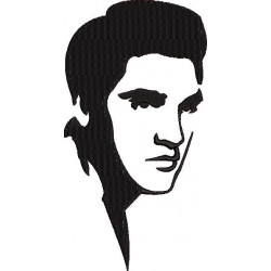 Elvis Presley Silhouette Face